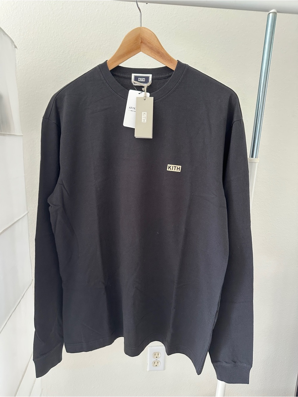 NWT Kith Long Sleeve LAX Tee - Black